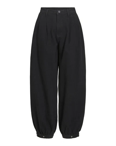 Vila - VIAlma HW Baloon Jeans - Black Beauty 